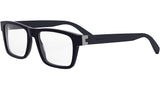 Aluminium Blue Rectangular Eyeglasses