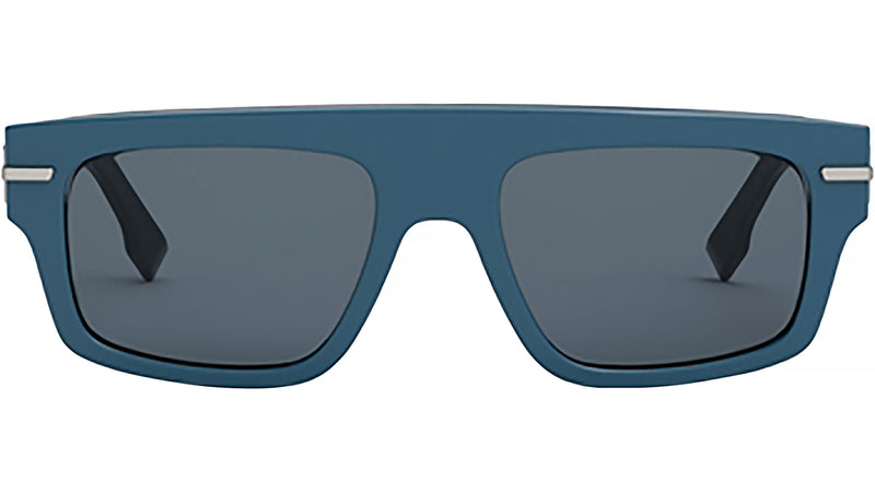 Fendigraphy Blue Rectangular Eyeglasses