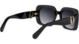 Dior Oblique S1I Black Square Sunglasses