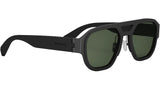Aluminium Black Pilot Sunglasses
