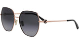 Bvlgari Bvlgari Rose Gold Butterfly Sunglasses