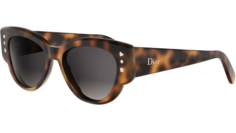 DiorLuckyCharms B1I Havana Butterfly Sunglasses