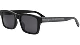 Tubogas Black Rectangular Sunglasses
