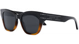 DiorSignature B4F Shiny Black Butterfly Sunglasses