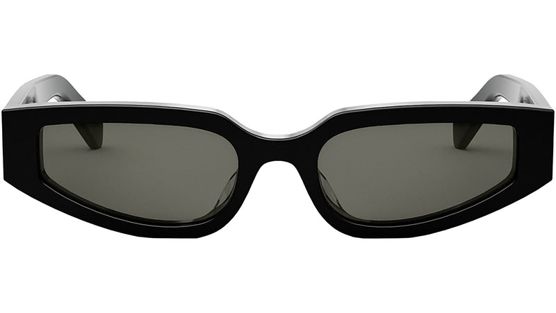 Triomphe Black Geometric Sunglasses