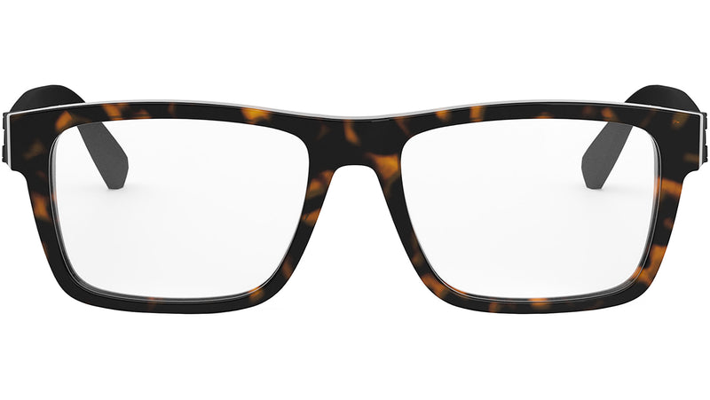 Aluminium Havana Rectangular Eyeglasses