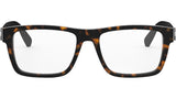Aluminium Havana Rectangular Eyeglasses