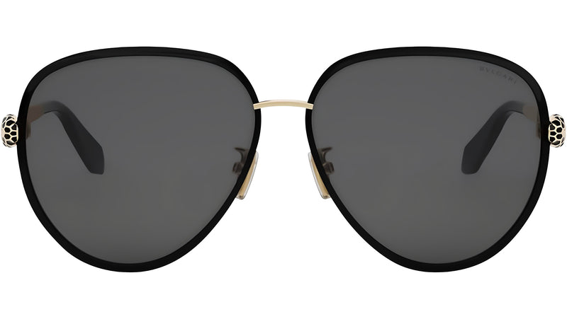 Serpenti Forever Black Pilot Sunglasses