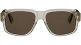 DiorTailoring N1I Brown Geometric Sunglasses