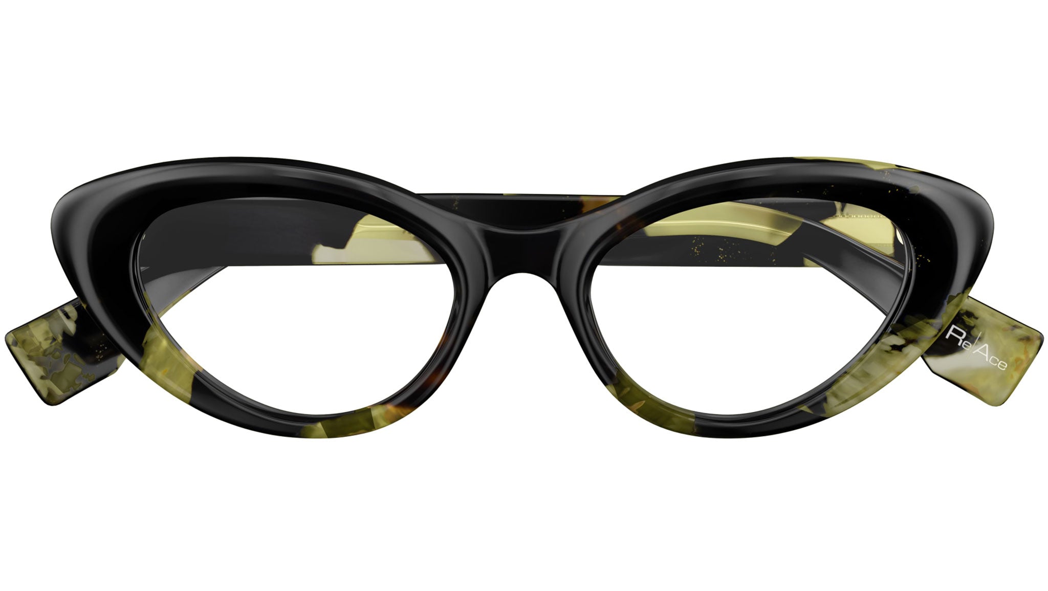GG1749O 001 Spotted Black Cat Eye Glasses1