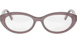 DiorGlowO B1I Purple Oval Eyeglasses