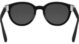 Bvlgari Aluminium Matte Black Round Sunglasses