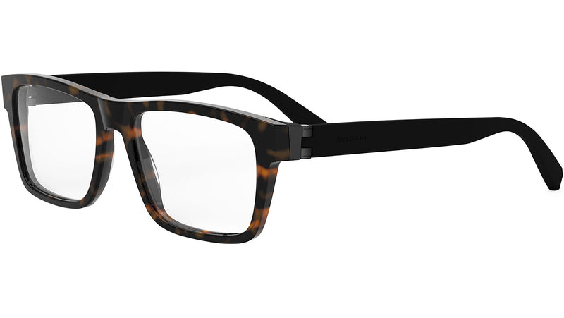 Aluminium Havana Rectangular Eyeglasses