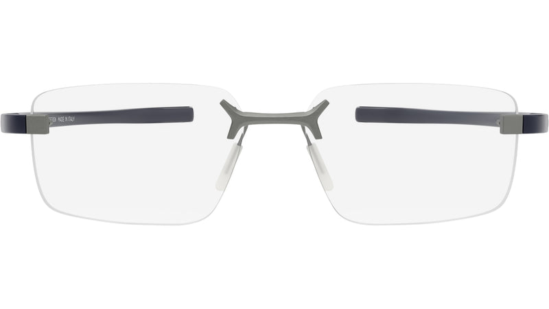 Flex Silver Rectangular Eyeglasses