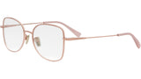 B.zero1 Rose Gold Geometric Eyeglasses