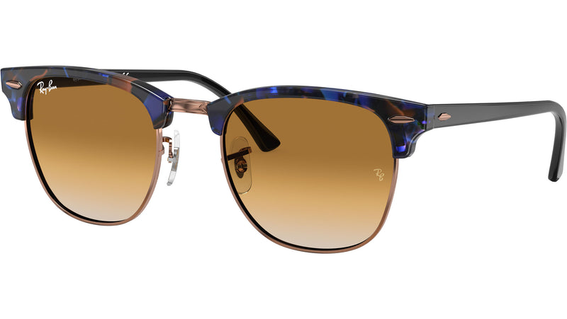 Clubmaster RB3016 125651 spotted brown/blue