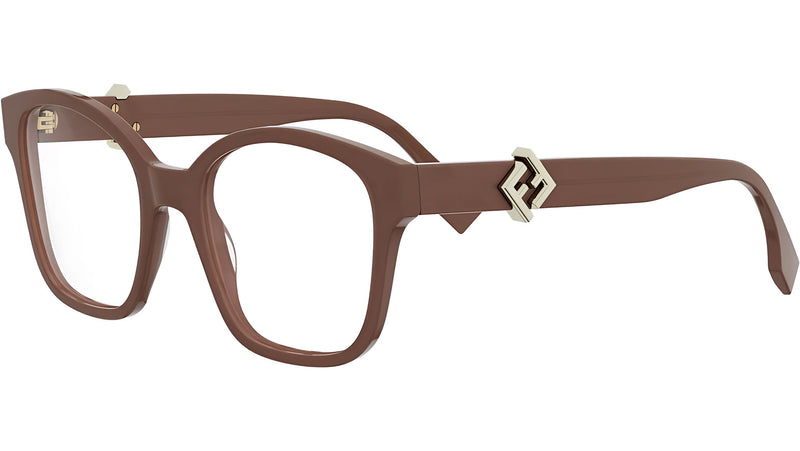 FF Diamonds Brown Square Eyeglasses