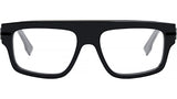 Fendigraphy Black Rectangular Eyeglasses