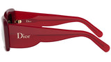 DiorLuckyCharms S1I Red Rectangular Sunglasses