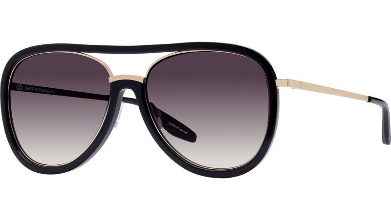 Fossett Black Pilot Sunglasses