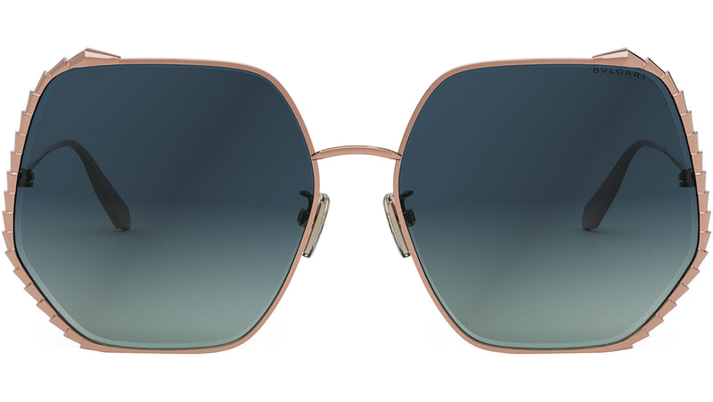 Serpenti Rose Geometric Sunglasses