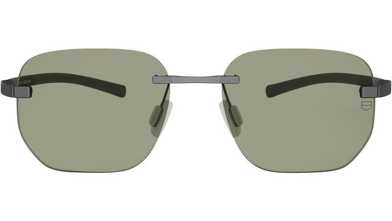 Flex Black Geometric Sunglasses