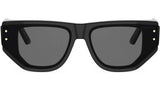 DiorSignature 15I Shiny Black Geometric Sunglasses