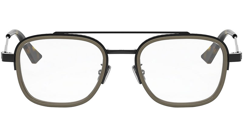 NeoDiorO S6F Black Geometric Eyeglasses