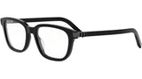 CD IconO 3I Shiny Black Rectangular Eyeglasses