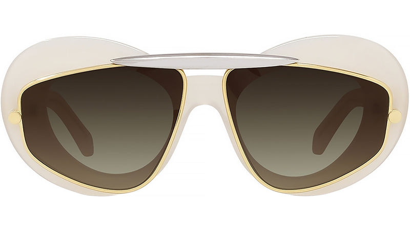 Signature LW40120I 25F White Geometric Sunglasses