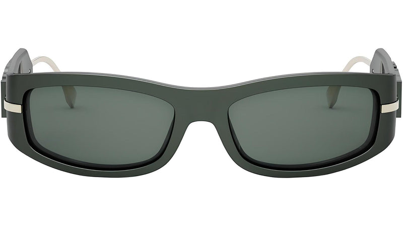 Fendigraphy Green Oval Sunglasses