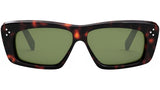 CELINE 3 Dots Tortoise Geometric Sunglasses