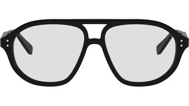 CELINE Thin Black Pilot Sunglasses