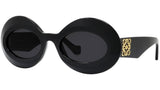 Chunky LW40091I 01A Black Oval Sunglasses