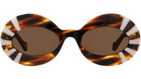Chunky LW40091I 96E Havana Oval Sunglasses