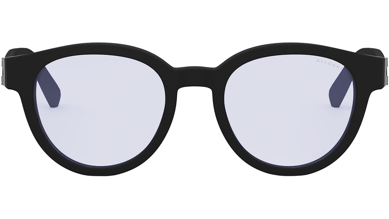 Aluminium Black Pantos Eyeglasses