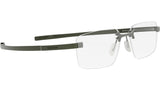 Flex Silver Rectangular Eyeglasses