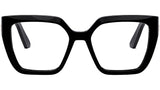30MontaigneO S1I Black Squared Eyeglasses