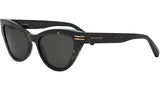 B.zero1 Shiny Black Cat Eye Sunglasses