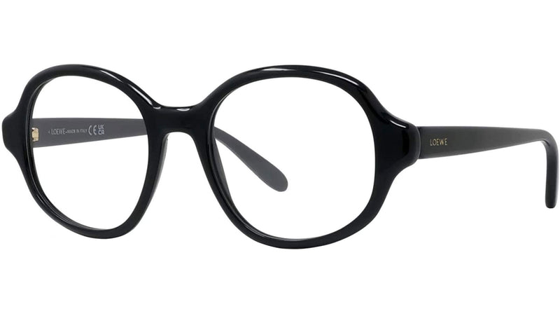 Slim Black Geometric Sunglasses
