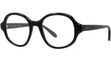 Slim Black Geometric Sunglasses