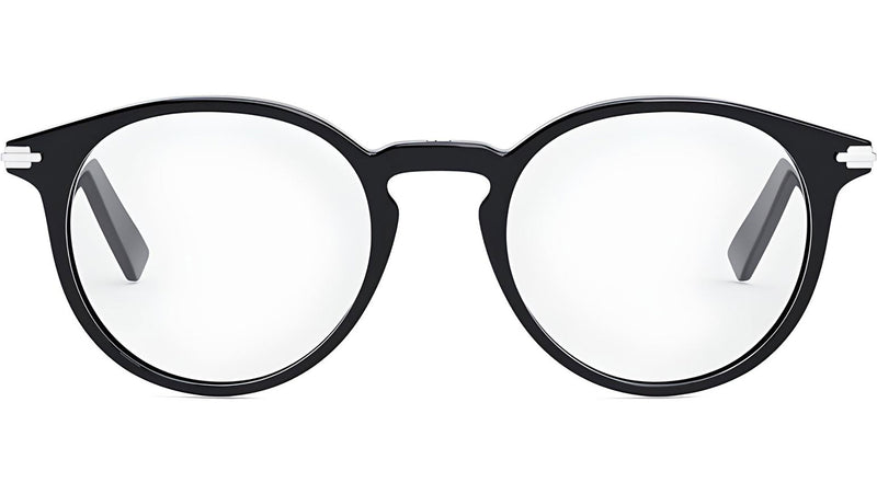 DiorBlackSuitO R6I Black Round Eyeglasses