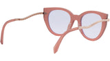 Serpenti Orange Cat Eye Eyeglasses