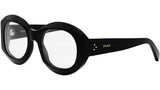 3 Dots Black Round Eyeglasses
