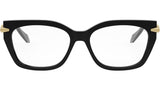 Serpenti Black Pantos Eyeglasses