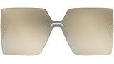 DiorClub M5U Palladium Mask Sunglasses