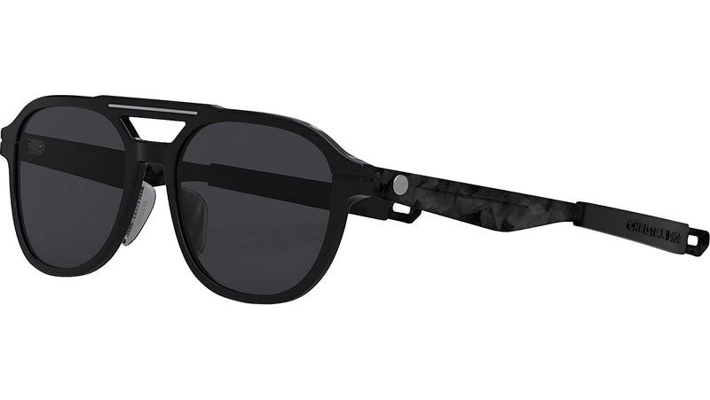 DiorEssential R2U Black Pilot Sunglasses