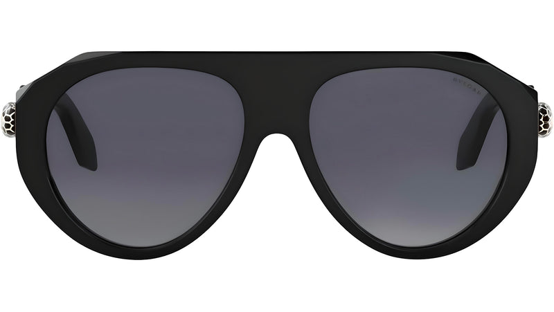 Serpenti Forever Black Pilot Sunglasses