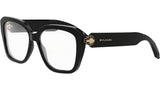 Serpenti Forever Black Geometric Eyeglasses