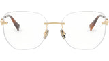Bvlgari Bvlgari Gold Geometric Eyeglasses